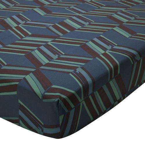 Drap-housse 160x200x28 Multicolore En Coton