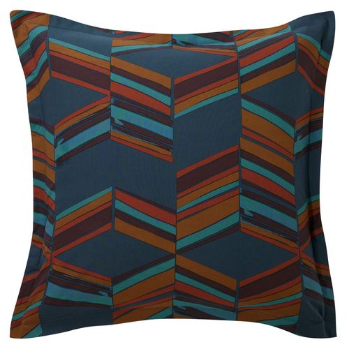 Taie Volant 63x63 Multicolore En Coton