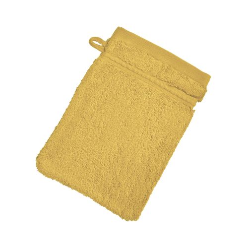 Serviette De Toilette 50x100 Jaune Paille En Coton