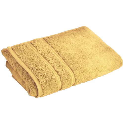 Drap De Bain 70x140 Jaune Paille En Coton