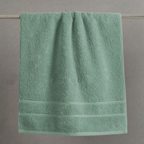 Drap De Bain 70x140 Vert Amande En Coton