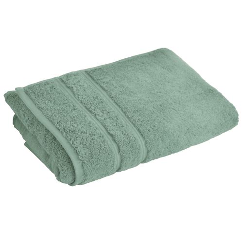 Drap De Bain 100x150 Vert Amande En Coton