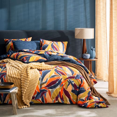 Housse De Couette 260x240 Multicolore En Coton