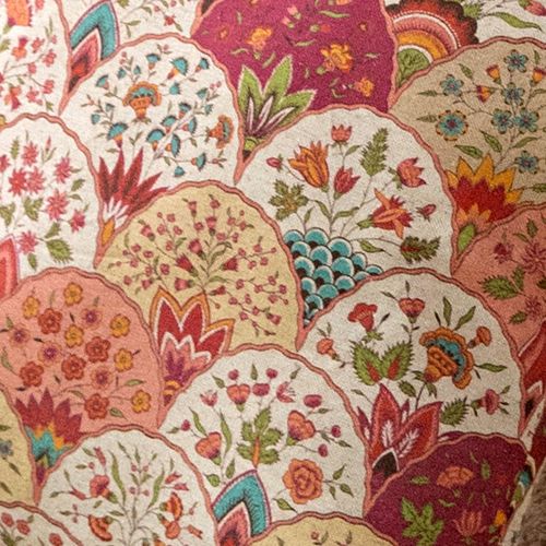 Housse De Coussin 35x60 Multicolore En Coton