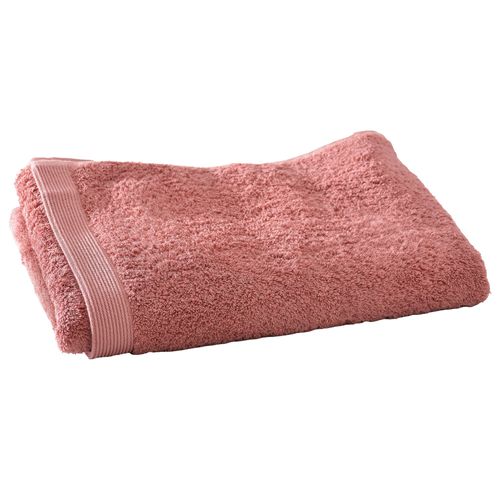 Drap De Bain 70x140 Rose Bois De Rose En Coton 550 G/m²