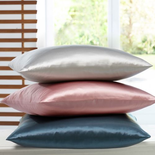 Taie Sac 50x70 Bleu Denim En Coton