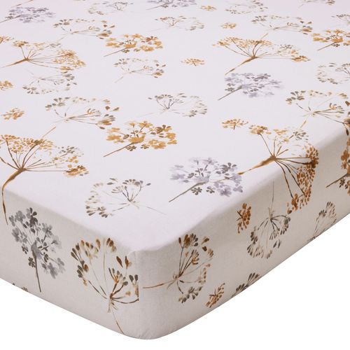 Drap-housse 90x190x28 Beige En Coton
