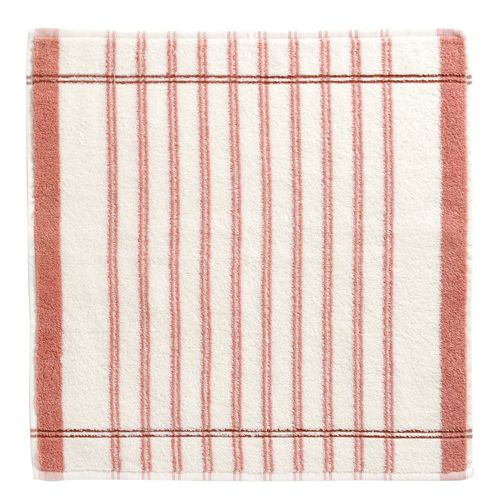 Lot De 2 Lot Torchons + Essuie-mains 50x70 Rose Terracotta En Coton