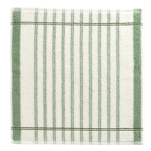 Lot De 2 Lot Torchons + Essuie-mains 50x70 Vert Amande En Coton