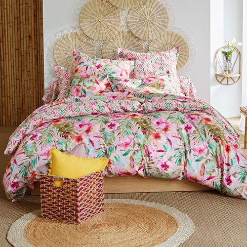 Drap-housse 90x190x28 Multicolore En Coton