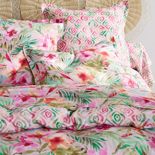 Taie Volant 50x70 Multicolore En Coton