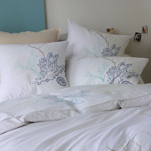 Drap-housse 90x190x28 Blanc En Coton