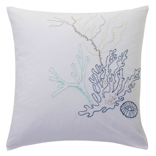 Taie Sac 63x63 Blanc En Coton