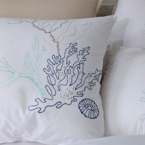 Taie Sac 63x63 Blanc En Coton