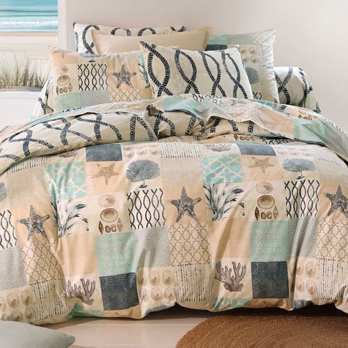 Drap-housse 140x190x28 Beige En Coton