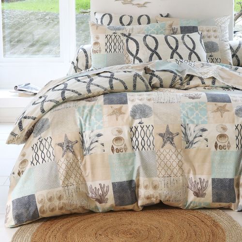 Taie Sac 50x70 Beige En Coton