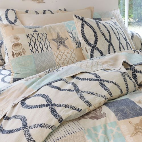 Housse De Couette 240x220 Beige En Coton