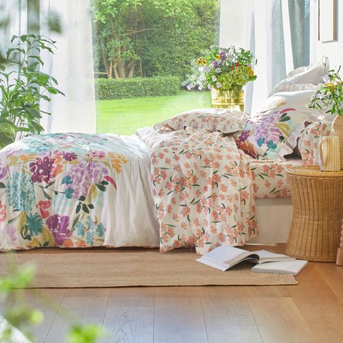 Drap-housse 160x200x28 Multicolore En Coton