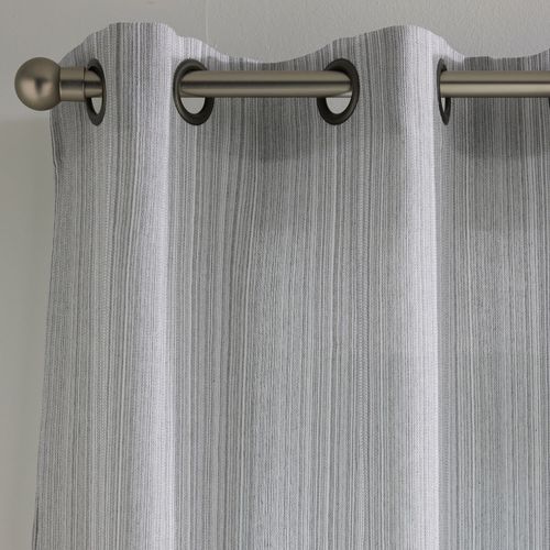Voilage 140x280 Gris En Polyester