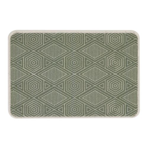 Tapis De Cuisine 50x140 Vert Olive En Synthétique