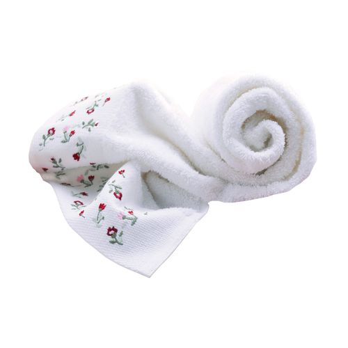 Serviette De Toilette 50x90 Blanc En Coton 450 G/m²