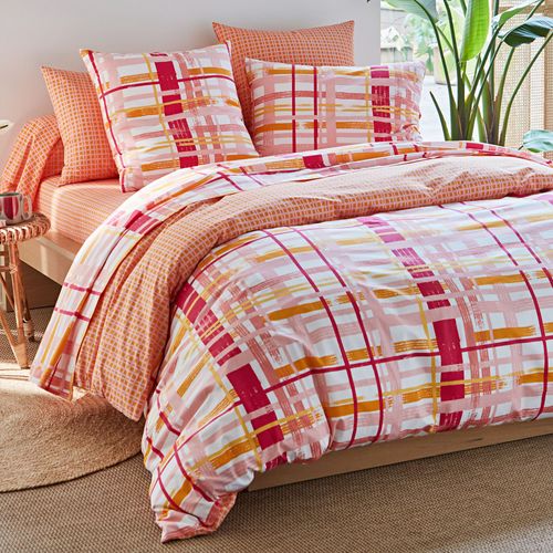 Housse De Couette 260x240 Multicolore En Coton