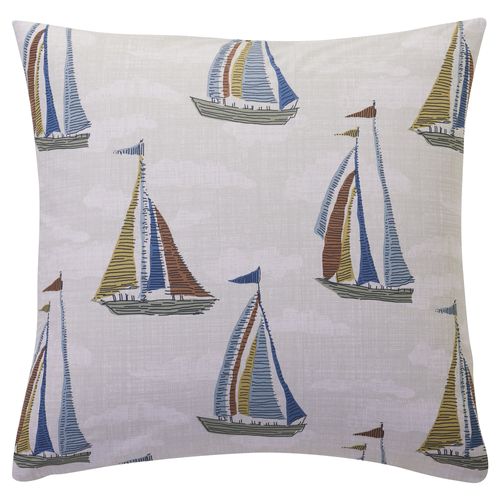 Taie Sac 50x70 Bleu En Coton