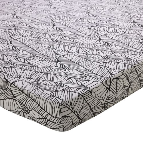 Drap-housse 140x190x28 Jaune En Coton