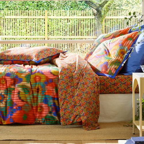 Drap-housse 90x190x28 Multicolore En Coton
