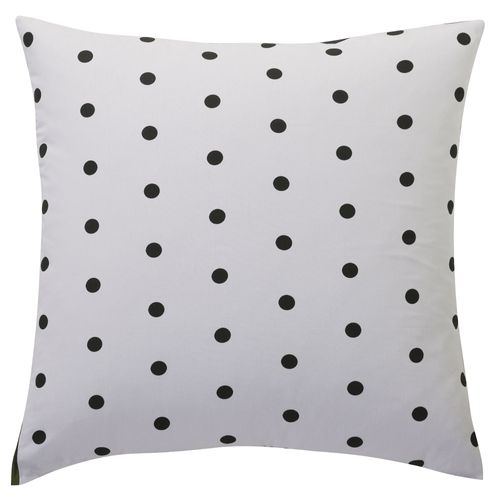 Taie Sac 63x63 Noir En Coton