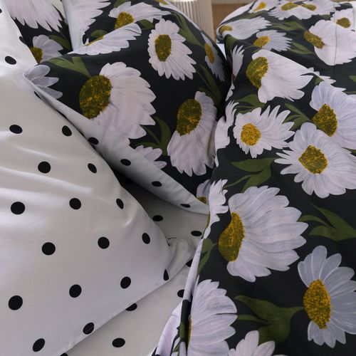 Taie Sac 50x70 Noir En Coton