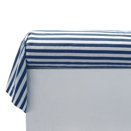 Taie Traversin 43x185 Bleu Marine En Coton