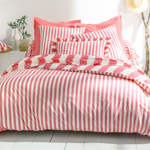 Taie Sac 63x63 Rose Bonbon En Coton