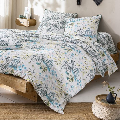 Taie Sac 50x70 Bleu En Coton