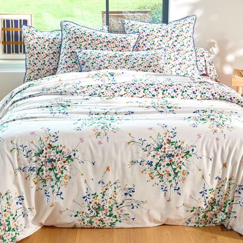 Drap-housse 90x190x28 Multicolore En Coton