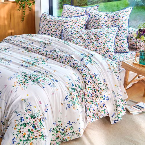 Drap-housse 140x190x28 Multicolore En Coton