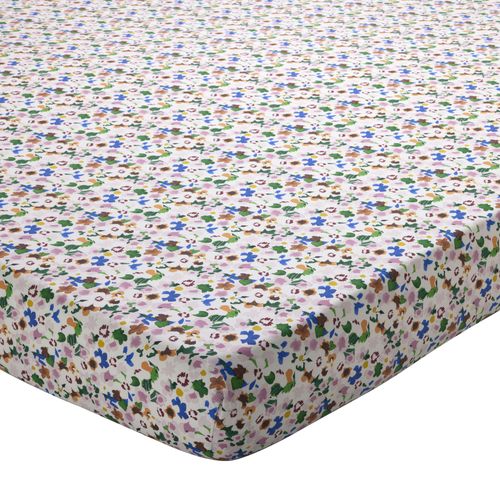 Drap-housse 160x200x28 Multicolore En Coton