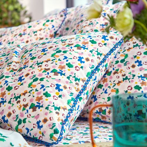 Taie Sac 63x63 Multicolore En Coton