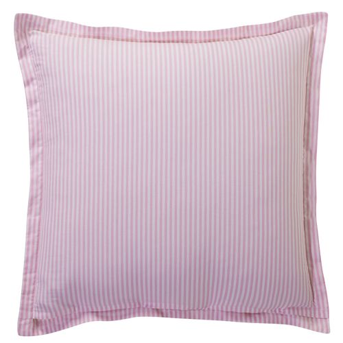 Taie Volant 50x70 Rose En Coton