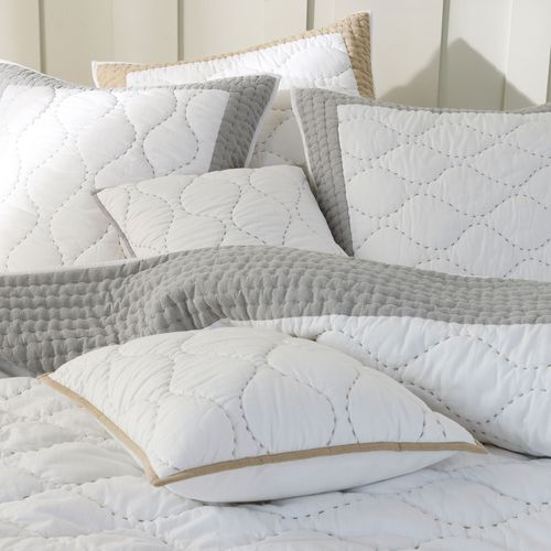 Housse D'oreiller 65x65 Beige En Coton