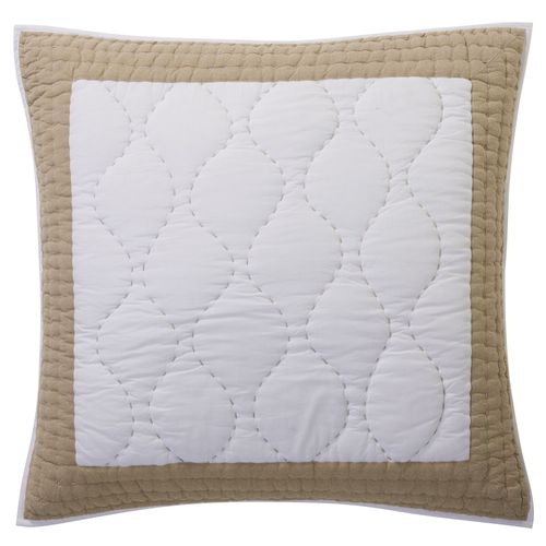 Housse D'oreiller 65x65 Beige En Coton