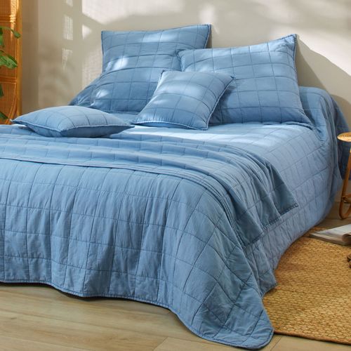 Housse De Coussin 40x40 Bleu En Polyester 120 G/m²