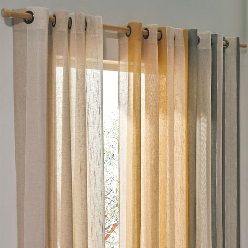 Voilage 140x260 Beige En Polyester