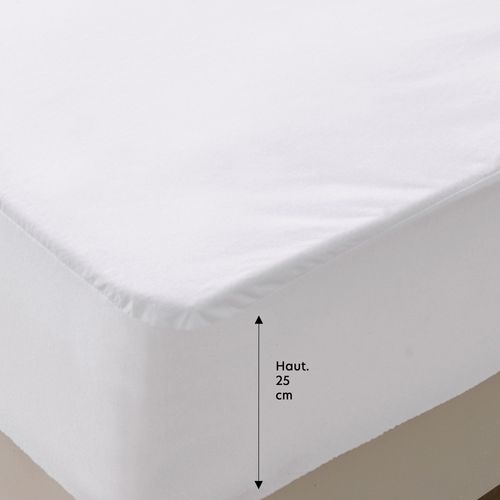 Protège Matelas 180x200 Blanc En Coton