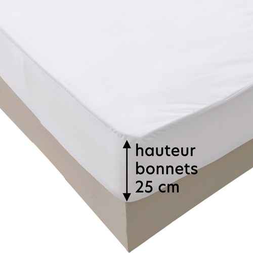 Protège Matelas 180x200 Blanc En Coton