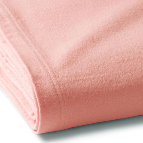 Couverture Tempérée 120x150 Orange Peche En Coton