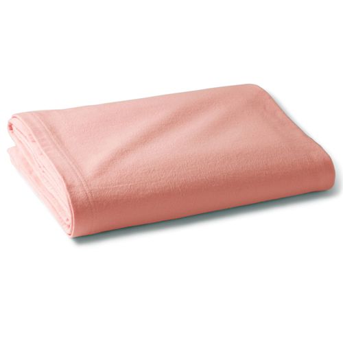 Couverture Tempérée 120x150 Orange Peche En Coton