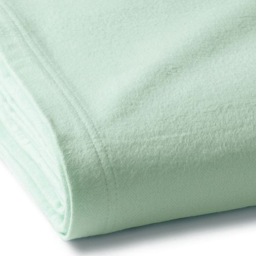 Couverture Tempérée 120x150 Vert Amande En Coton