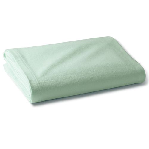 Couverture Tempérée 120x150 Vert Amande En Coton