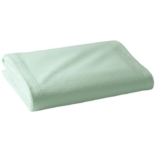 Couverture Tempérée 120x150 Vert Amande En Coton